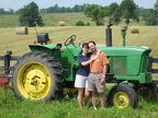 Susan, Michael, tractor & cow cocoons