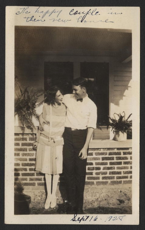 Jesse K and Juanita Hagemeyer newlyweds 1928