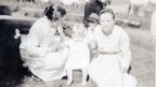 Stella, Marjorie and Grandma (Narcissa) Braswell