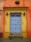 Pretty door in Cartagena