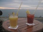 Mmm, drinks at sunset at Cafe del Mar