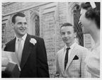 Jesse K Hagemeyer Jr at JW and ML Hagemeyer wedding 1957